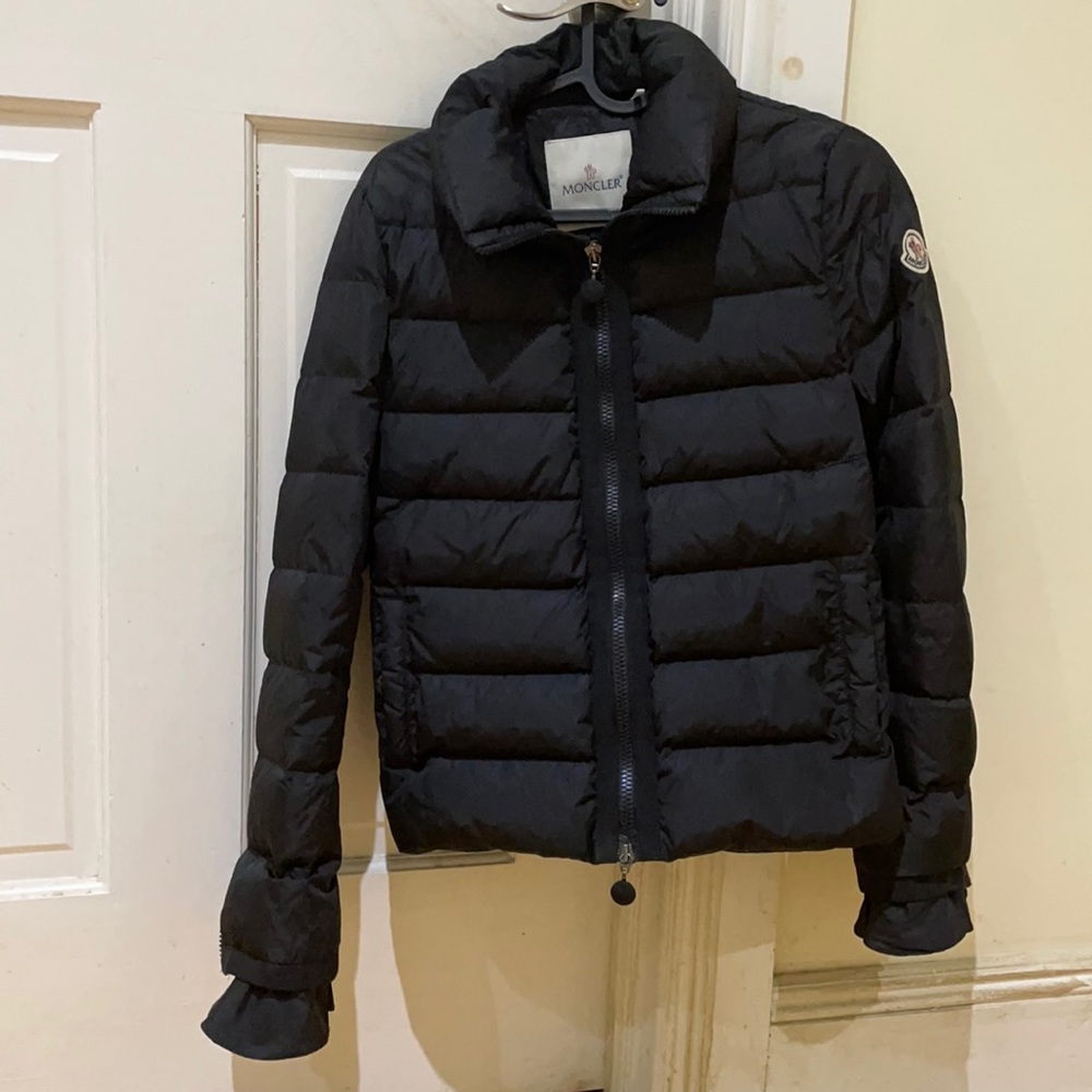 Moncler Black Quilted Down Jacket